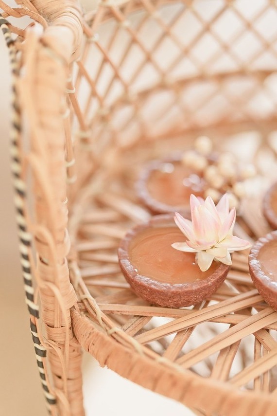 Cactus rose desert inspired Moroccan baby shower in France