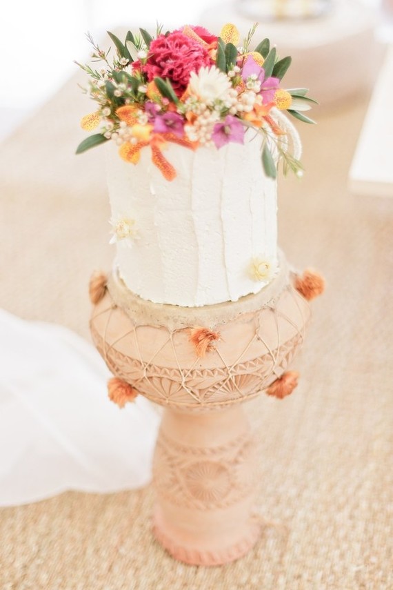 Cactus rose desert inspired Moroccan baby shower in France