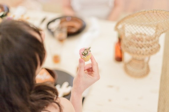 Cactus rose desert inspired Moroccan baby shower in France