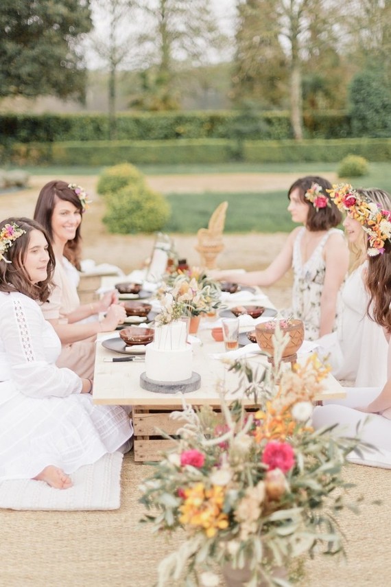 Cactus rose desert inspired Moroccan baby shower in France