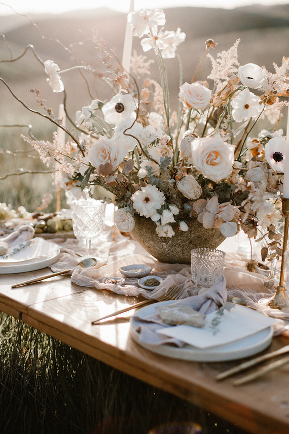 Earthy bohemian picnic ideas for summer on 100 Layer Cake