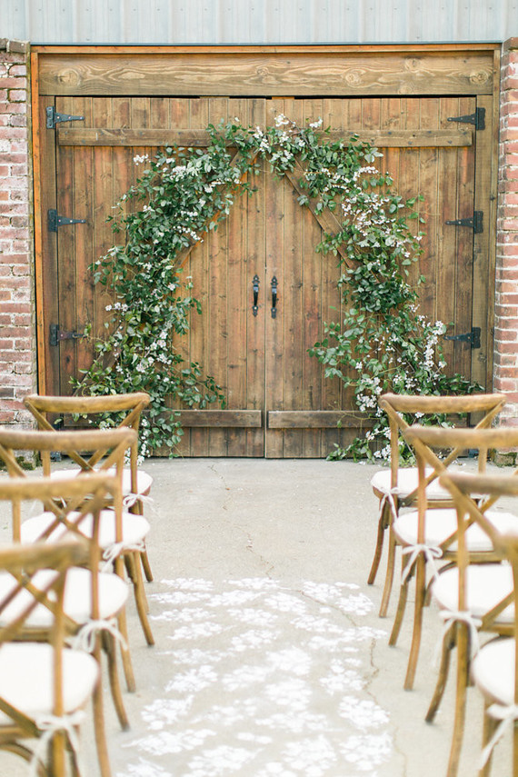Romantic pastel spring blossom estate wedding