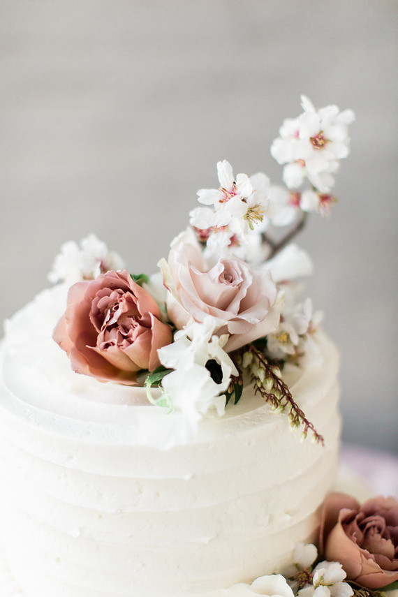 Romantic pastel spring blossom estate wedding