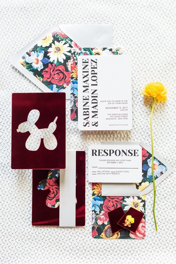 Pop Art inspired LGBTQ wedding editorial at The Green Building in NYC