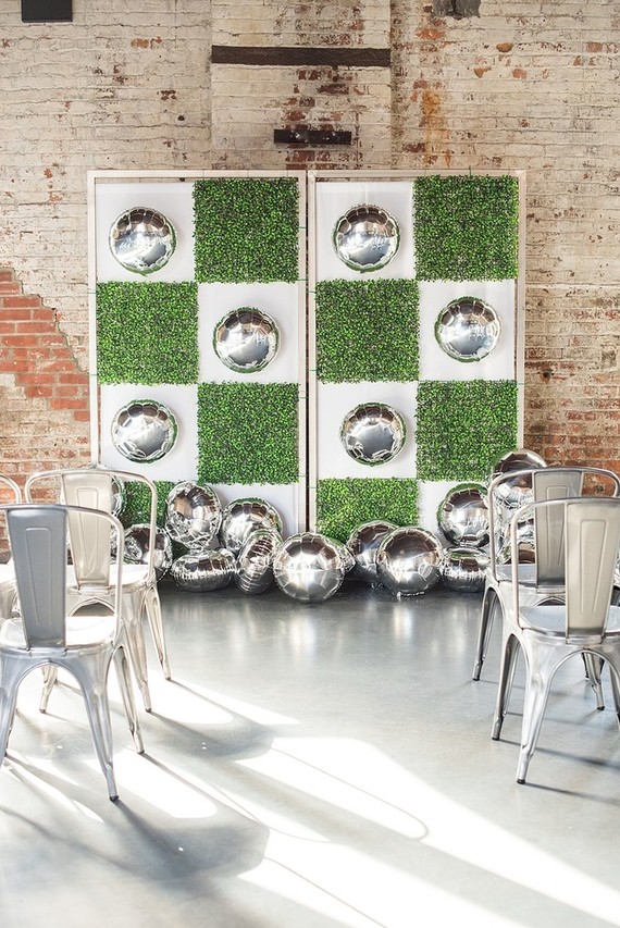 Pop Art inspired LGBTQ wedding editorial at The Green Building in NYC Inspiration