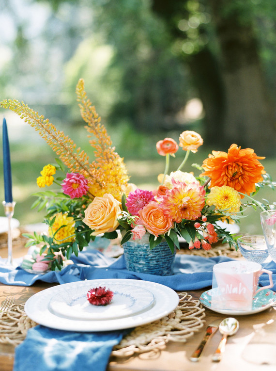 Colorful Yosemite elopement and picnic Inspiration