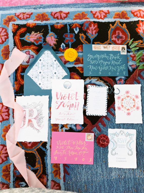 Colorful Yosemite elopement and picnic Inspiration