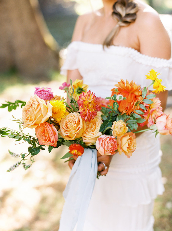 Colorful Yosemite elopement and picnic Inspiration