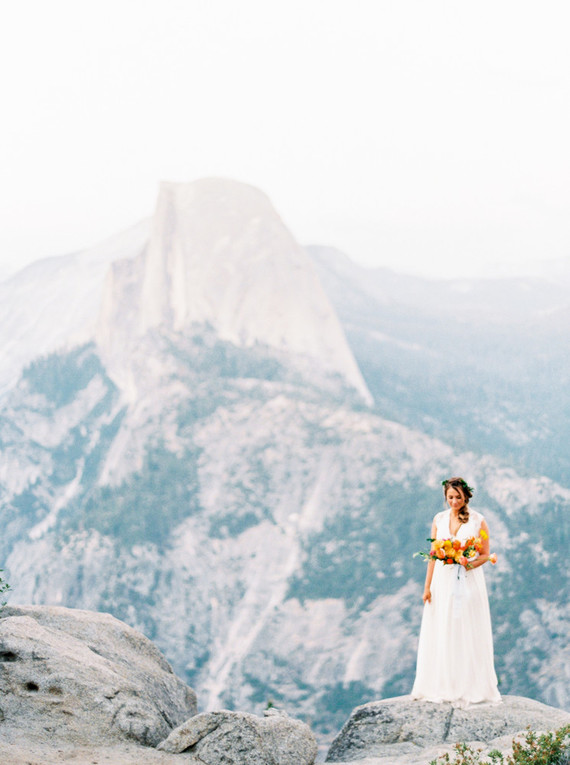 Colorful Yosemite elopement and picnic Inspiration