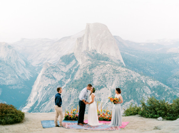 Colorful Yosemite elopement and picnic Inspiration