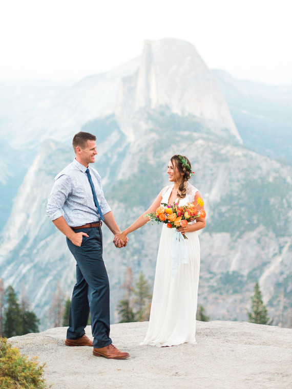 Colorful Yosemite elopement and picnic Inspiration
