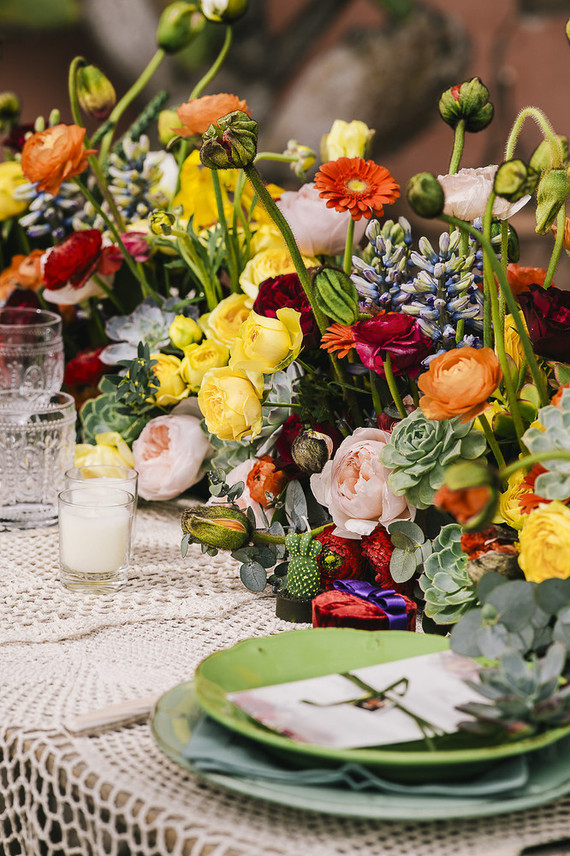 Frida Kahlo inspired wedding on the Amalfi Coast