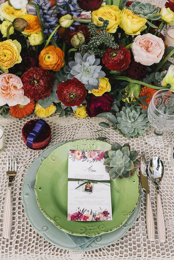 Frida Kahlo inspired wedding on the Amalfi Coast