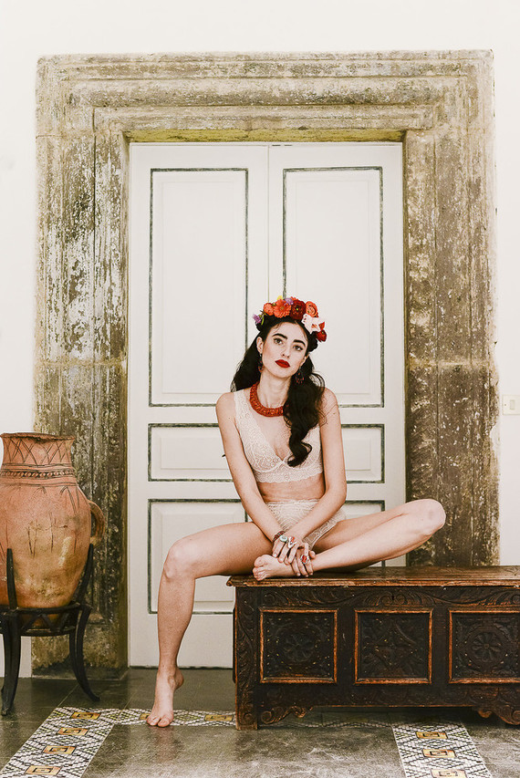 Frida Kahlo inspired wedding on the Amalfi Coast