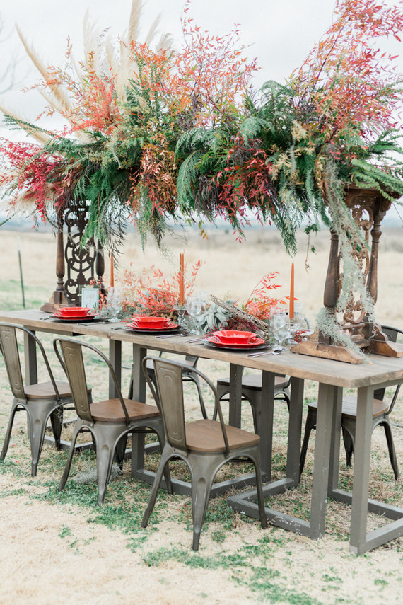 Desert color inspired fall wedding ideas in Texas