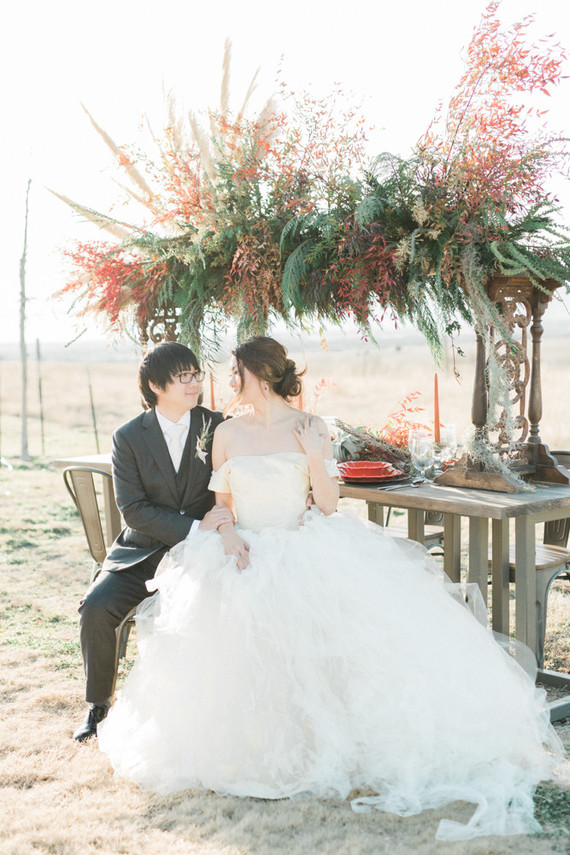 Desert color inspired fall wedding ideas in Texas