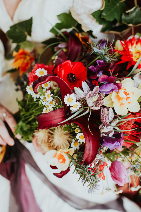 Bright floral nomadic wedding inspiration in Edna Valley