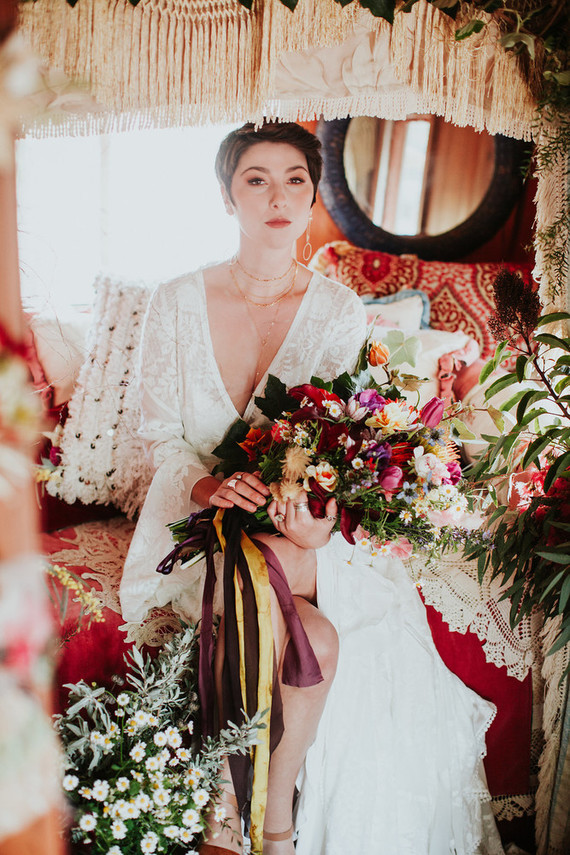 Bright floral nomadic wedding inspiration in Edna Valley