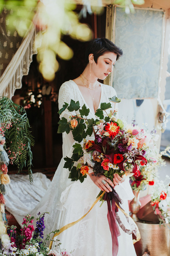 Bright floral nomadic wedding inspiration in Edna Valley