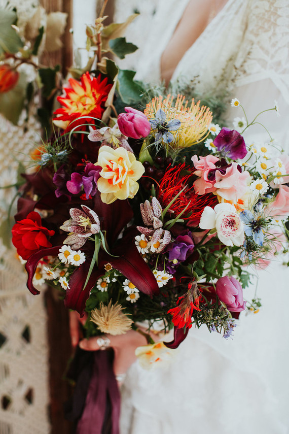 Bright floral nomadic wedding inspiration in Edna Valley