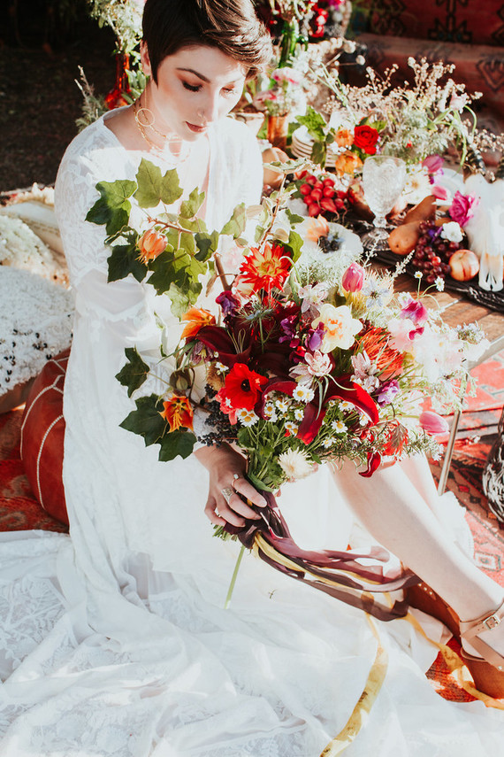 Bright floral nomadic wedding inspiration in Edna Valley