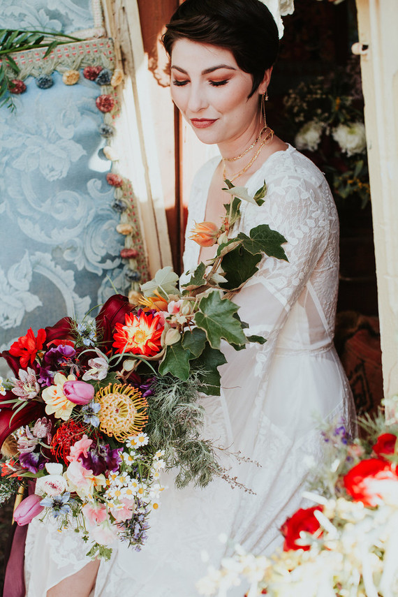 Bright floral nomadic wedding inspiration in Edna Valley