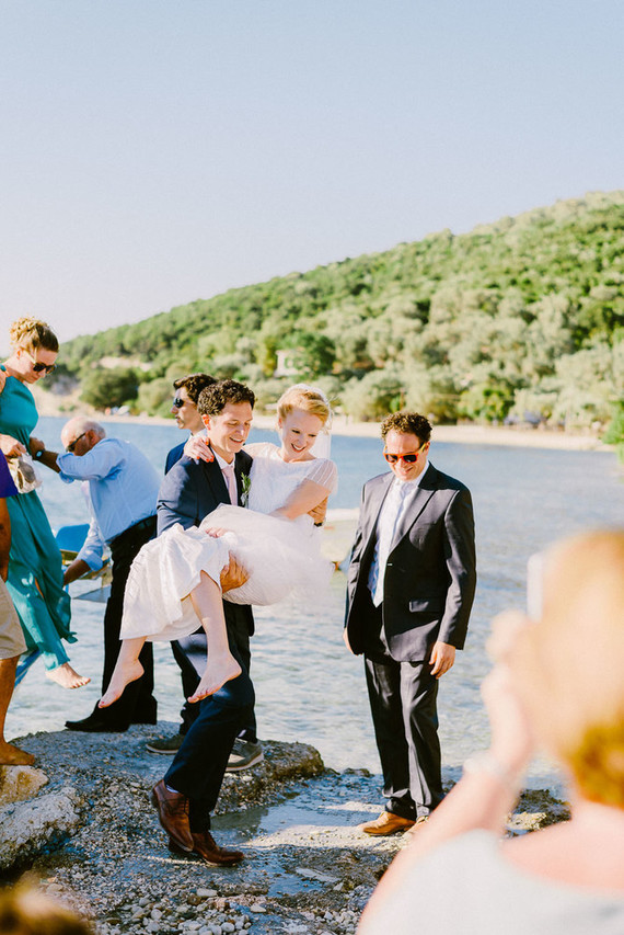 Mediterranean wedding in Meganisi, Greece