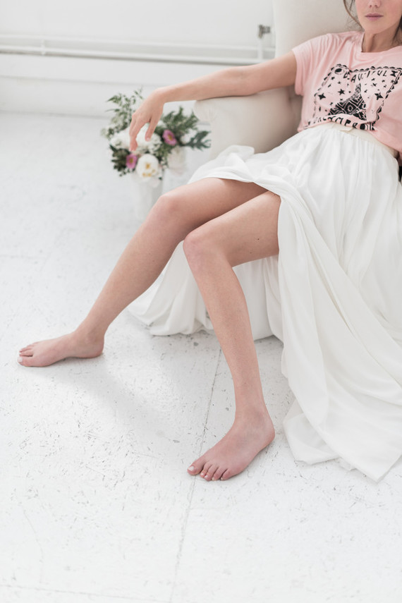 Modern French pink and blush bridal shower