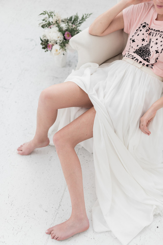 Modern French pink and blush bridal shower