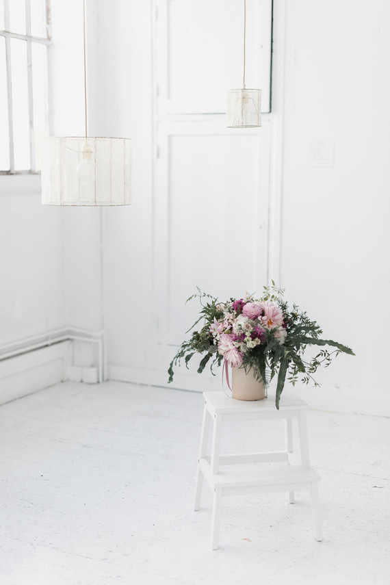 Modern French pink and blush bridal shower