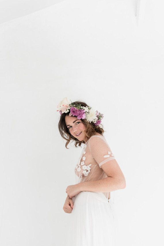 Modern French pink and blush bridal shower