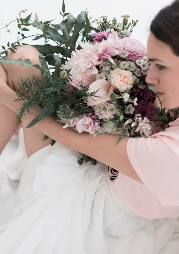 Modern French pink and blush bridal shower
