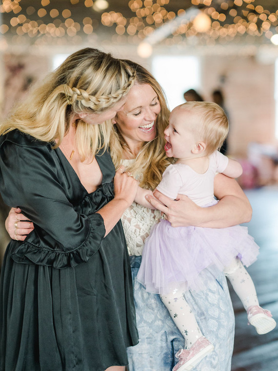 Feminine moon & stars baby shower on 100 Layer Cakelet