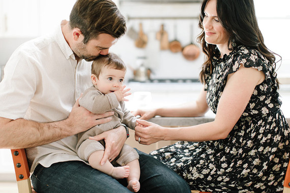 family at home