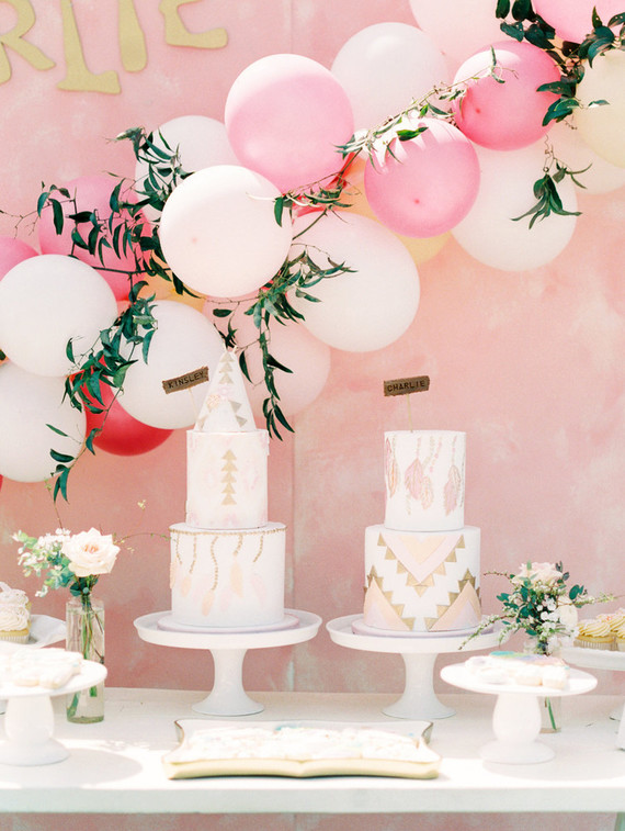 Kidchella themed girls boho birthday party for Amanda Stanton Inspiration