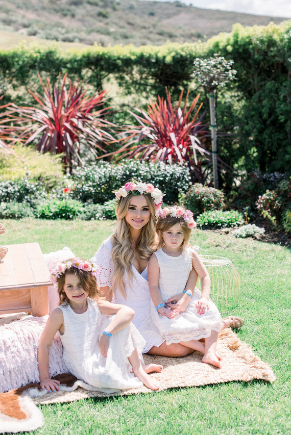 Kidchella themed girls boho birthday party for Amanda Stanton