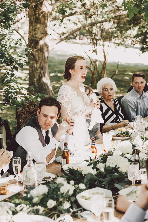 Elegant intimate Whidbey Island wedding at The Wayfarer