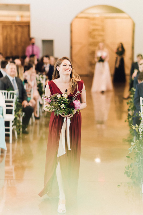 Jewel tone winter wedding at Canyonwood Ridge in Austin