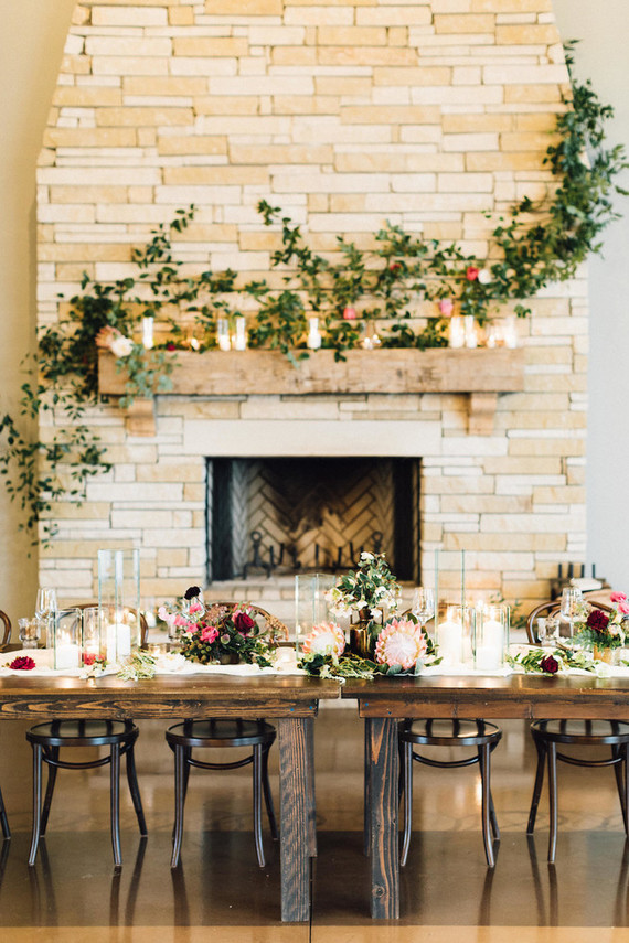 Jewel tone winter wedding at Canyonwood Ridge in Austin