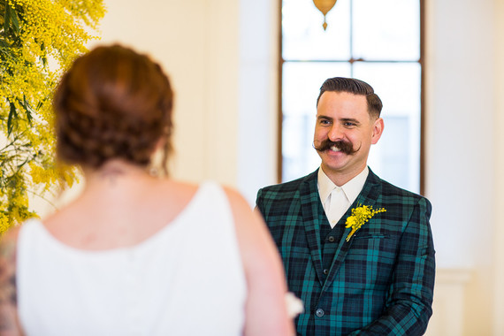 Whimsical Wes Anderson wedding ideas at the San Francisco Mint