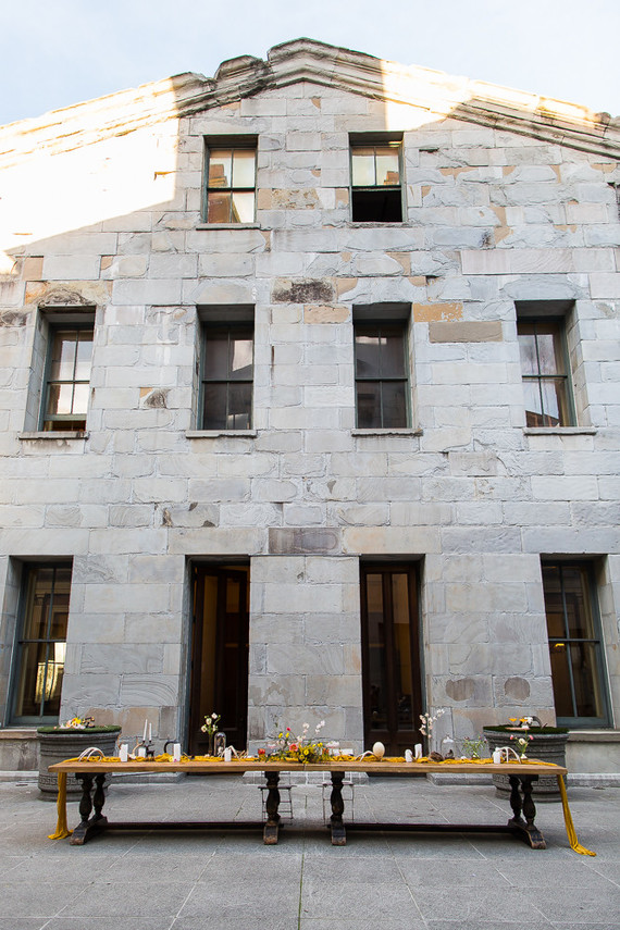 Whimsical Wes Anderson wedding ideas at the San Francisco Mint