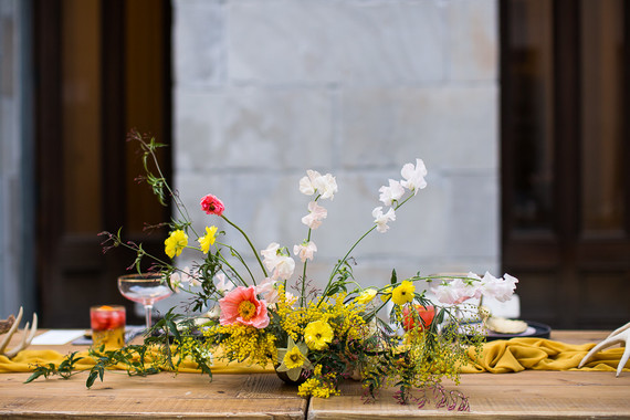 Whimsical Wes Anderson wedding ideas at the San Francisco Mint Inspiration