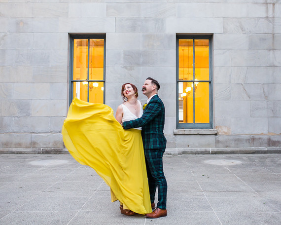 Whimsical Wes Anderson wedding ideas at the San Francisco Mint