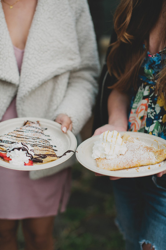 Parisian backyard baby shower