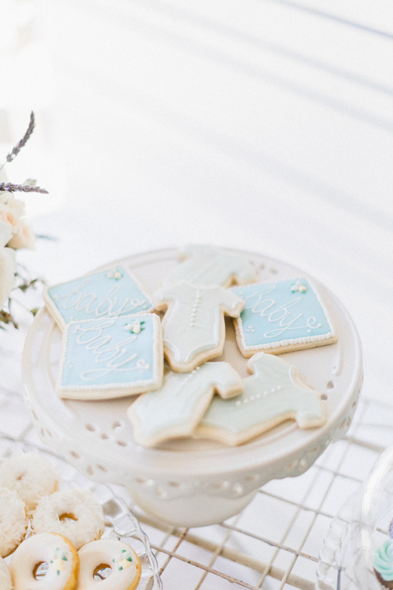 French garden themed boy's baby shower