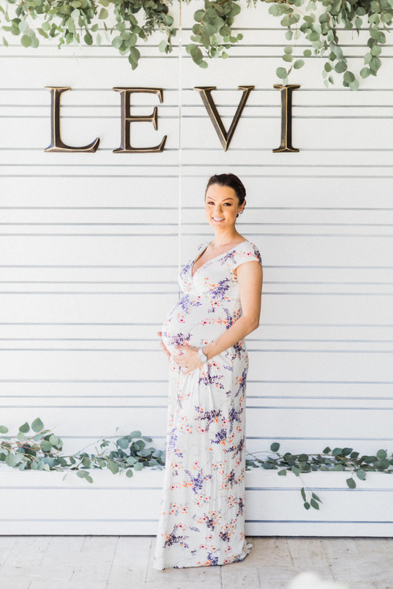 French garden themed boy's baby shower