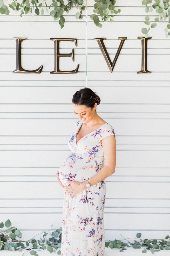 French garden themed boy's baby shower