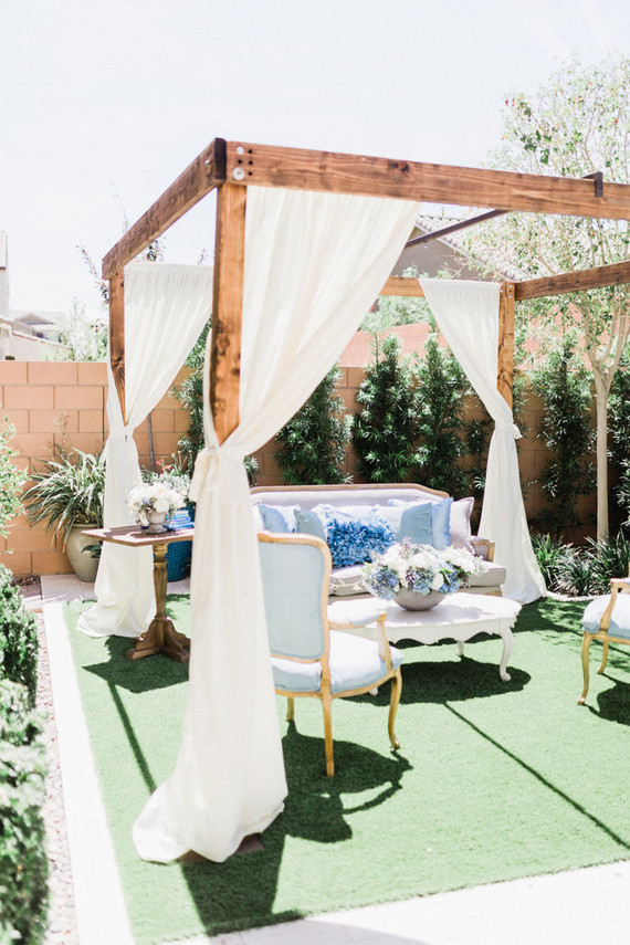 French garden themed boy's baby shower