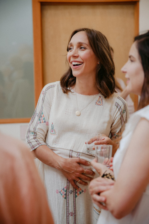 A baby blessing with Erica Chidi Cohen at Loom in Los Angeles