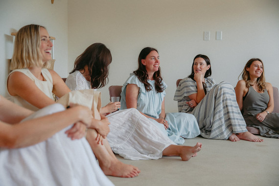 A baby blessing with Erica Chidi Cohen at Loom in Los Angeles